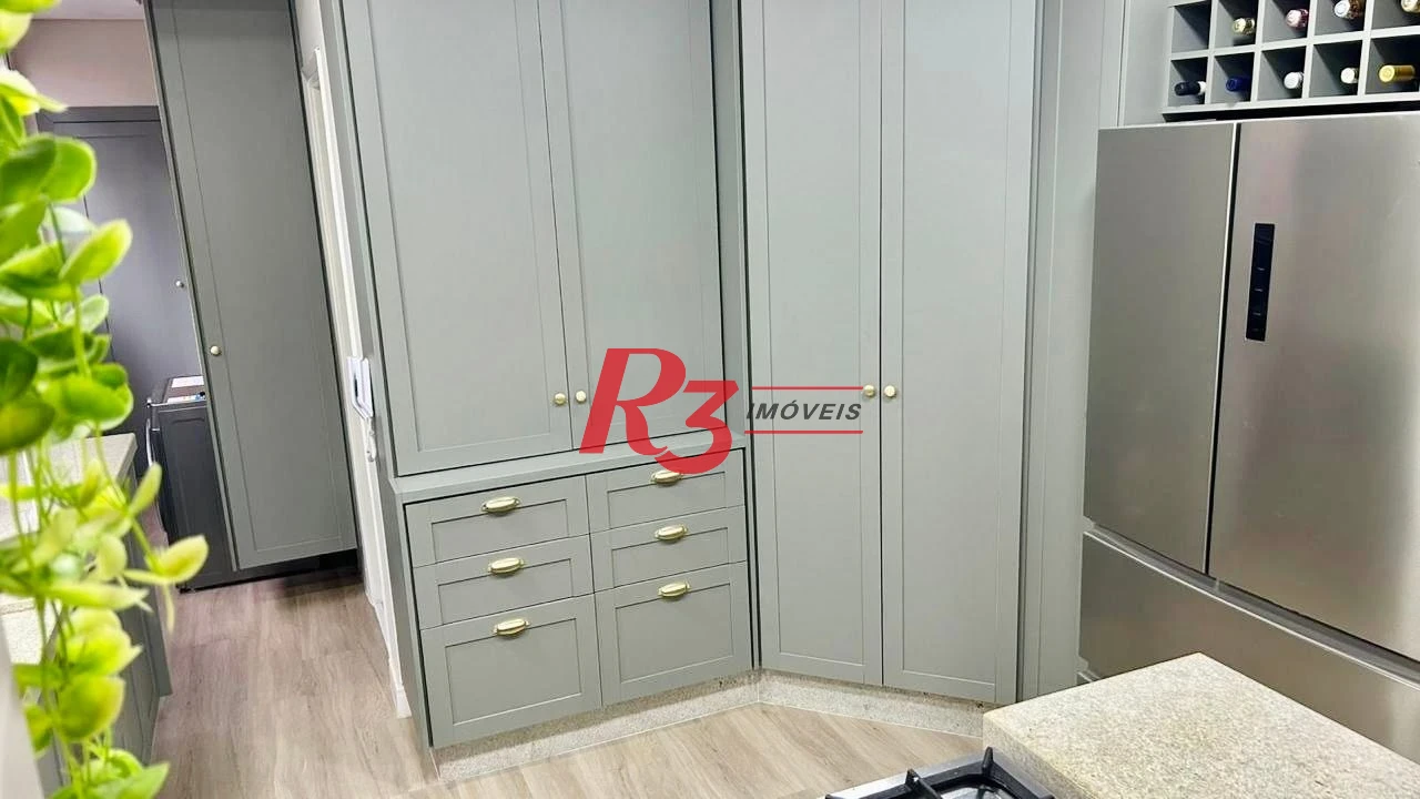 Apartamento à venda, 147 m² por R$ 1.000.000,00 - Gonzaga - Santos/SP