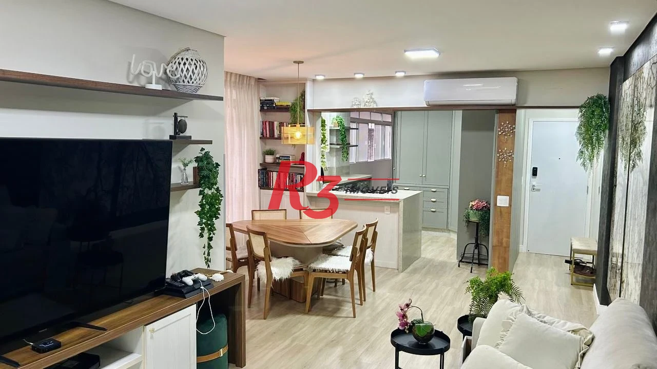 Apartamento à venda, 147 m² por R$ 1.000.000,00 - Gonzaga - Santos/SP