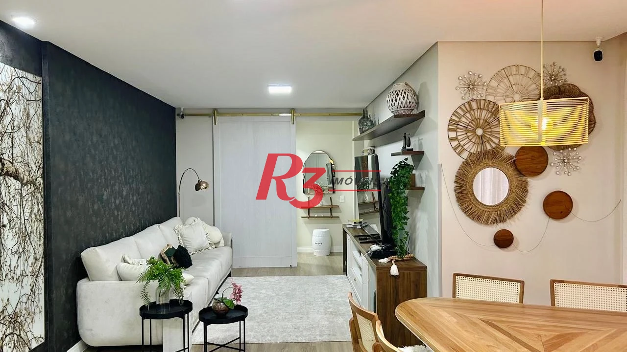 Apartamento à venda, 147 m² por R$ 1.000.000,00 - Gonzaga - Santos/SP