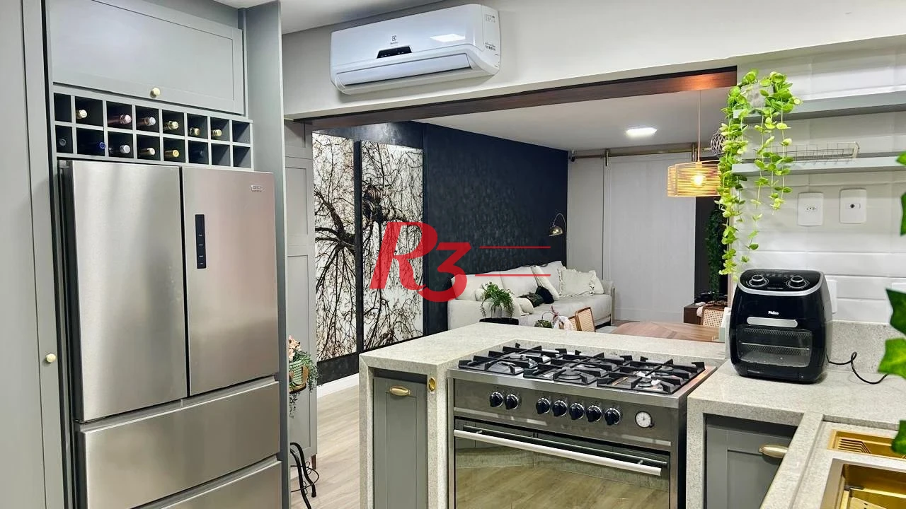 Apartamento à venda, 147 m² por R$ 1.000.000,00 - Gonzaga - Santos/SP