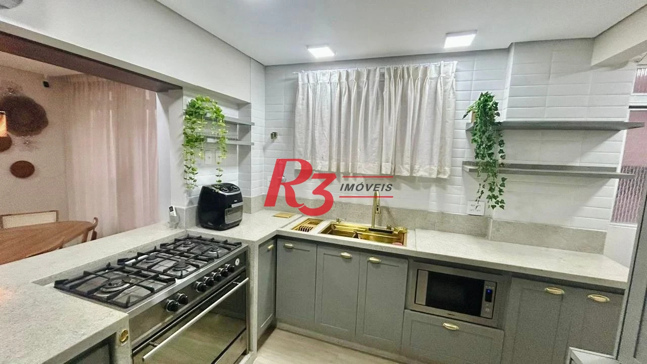 Apartamento à venda, 147 m² por R$ 1.000.000,00 - Gonzaga - Santos/SP