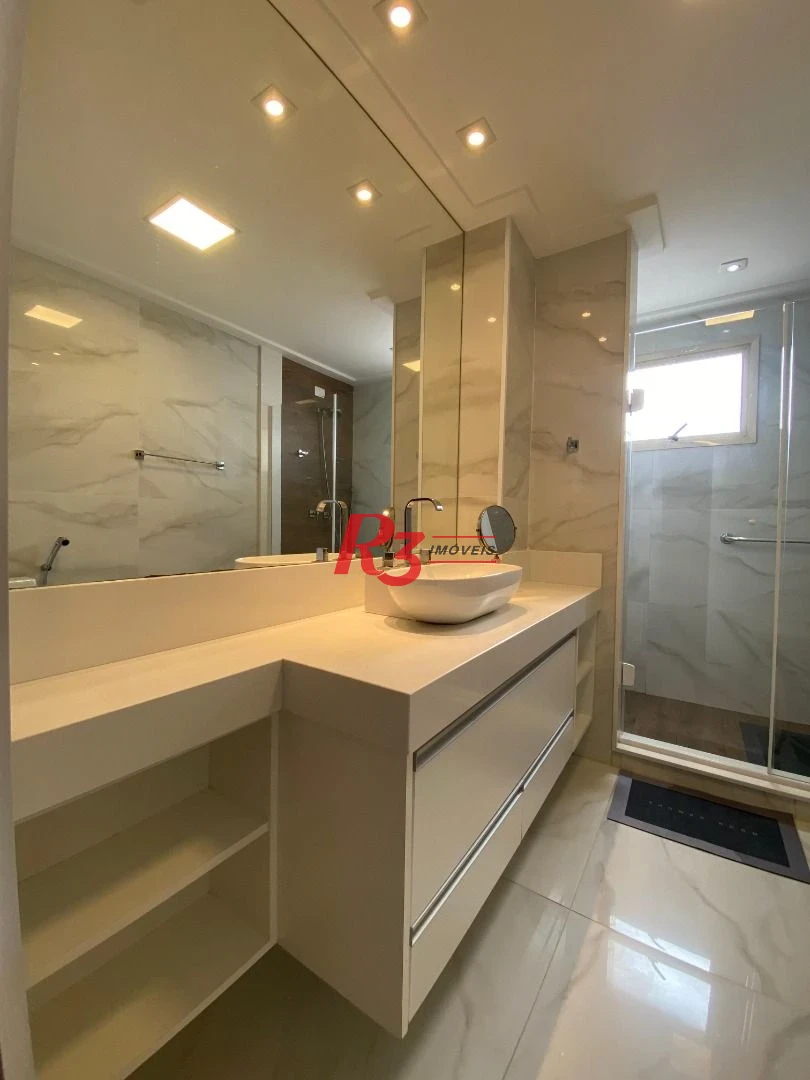 Apartamento com 3 dormitórios à venda, 185 m² por R$ 2.350.000,00 - Aparecida - Santos/SP