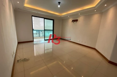 Apartamento com 3 dormitórios à venda, 157 m² por R$ 1.100.000,00 - Embaré - Santos/SP