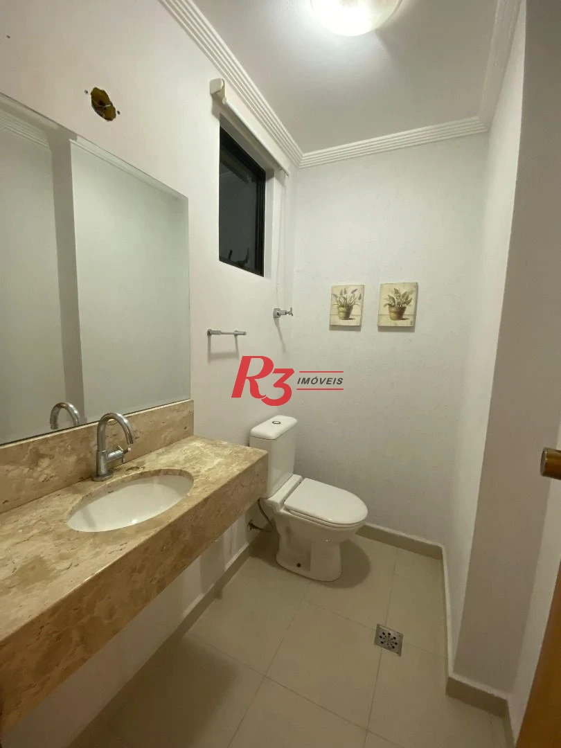 Apartamento com 3 dormitórios à venda, 157 m² por R$ 1.100.000,00 - Embaré - Santos/SP