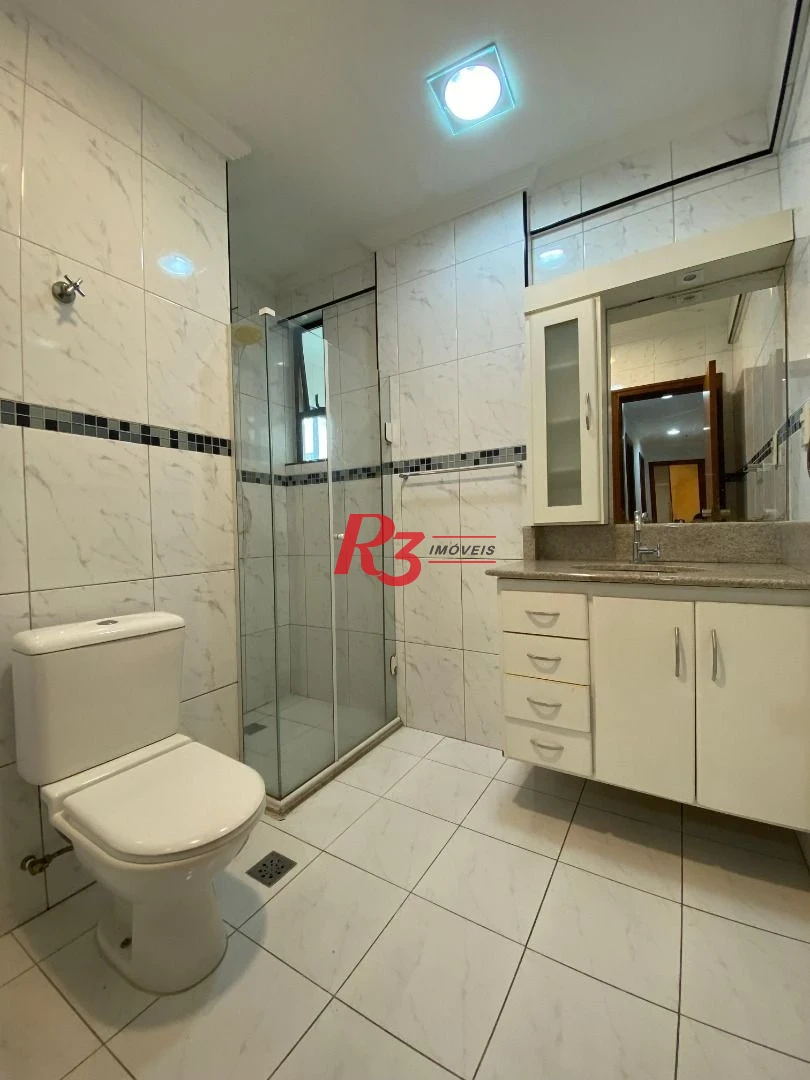 Apartamento com 3 dormitórios à venda, 157 m² por R$ 1.100.000,00 - Embaré - Santos/SP