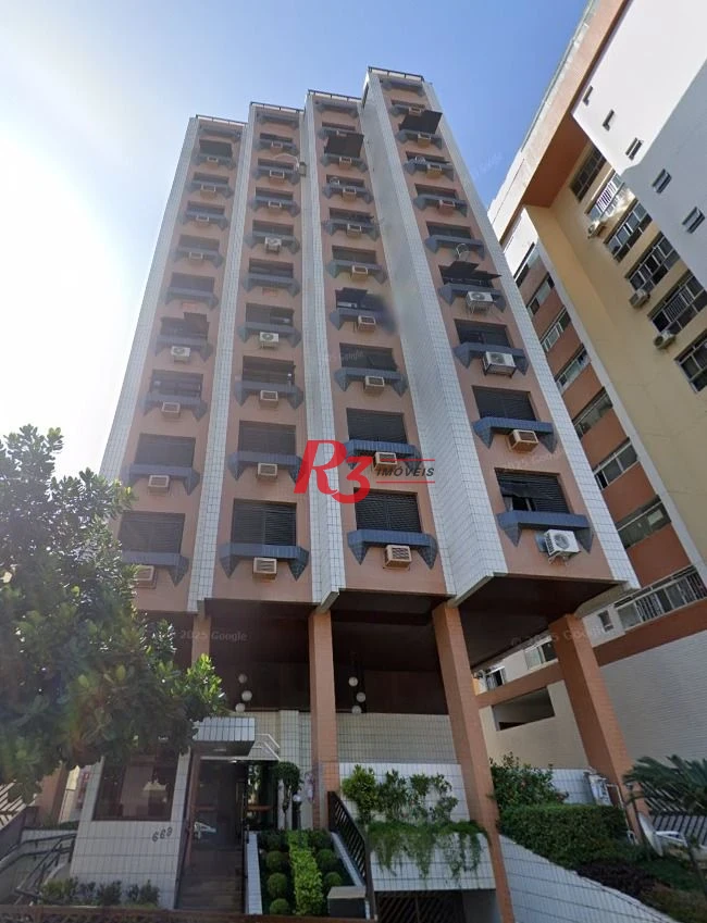 Apartamento com 2 dormitórios à venda, 72 m² por R$ 640.000,00 - Embaré - Santos/SP