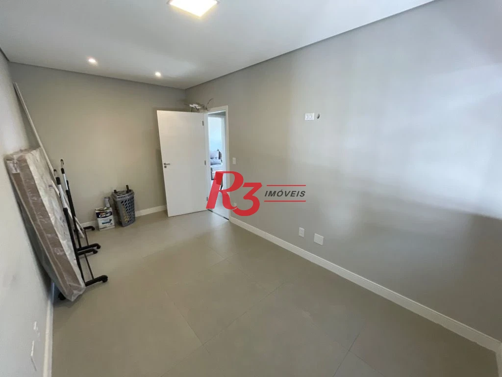 Apartamento com 2 dormitórios à venda, 72 m² por R$ 640.000,00 - Embaré - Santos/SP