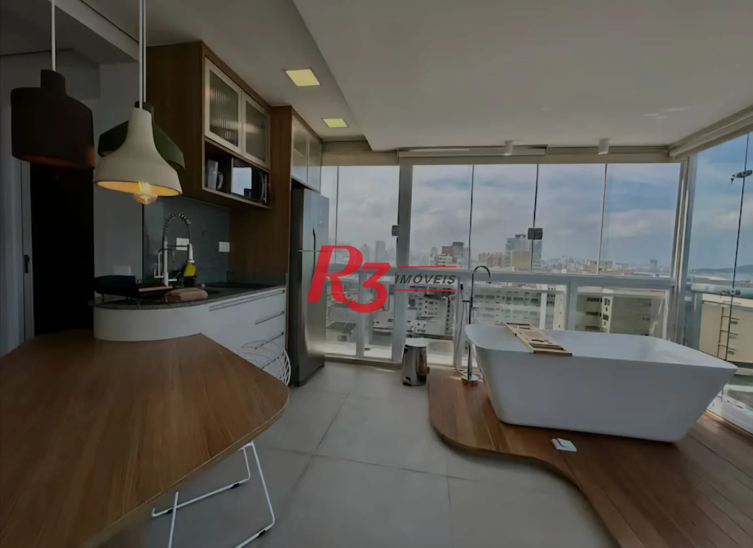 Apartamento com 1 dormitório à venda, 52 m² por R$ 1.200.000,00 - Gonzaga - Santos/SP