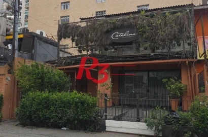 Sobrado para alugar, 238 m² por R$ 12.630,49/mês - Gonzaga - Santos/SP
