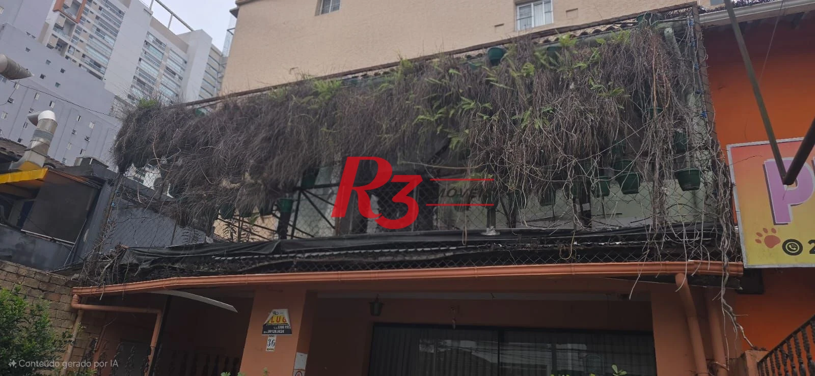 Sobrado para alugar, 238 m² por R$ 12.630,49/mês - Gonzaga - Santos/SP