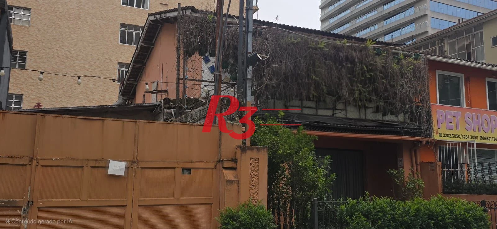 Sobrado para alugar, 238 m² por R$ 12.630,49/mês - Gonzaga - Santos/SP
