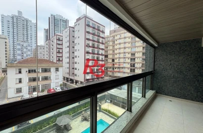 Apartamento à venda, 108 m² por R$ 1.065.000,00 - José Menino - Santos/SP