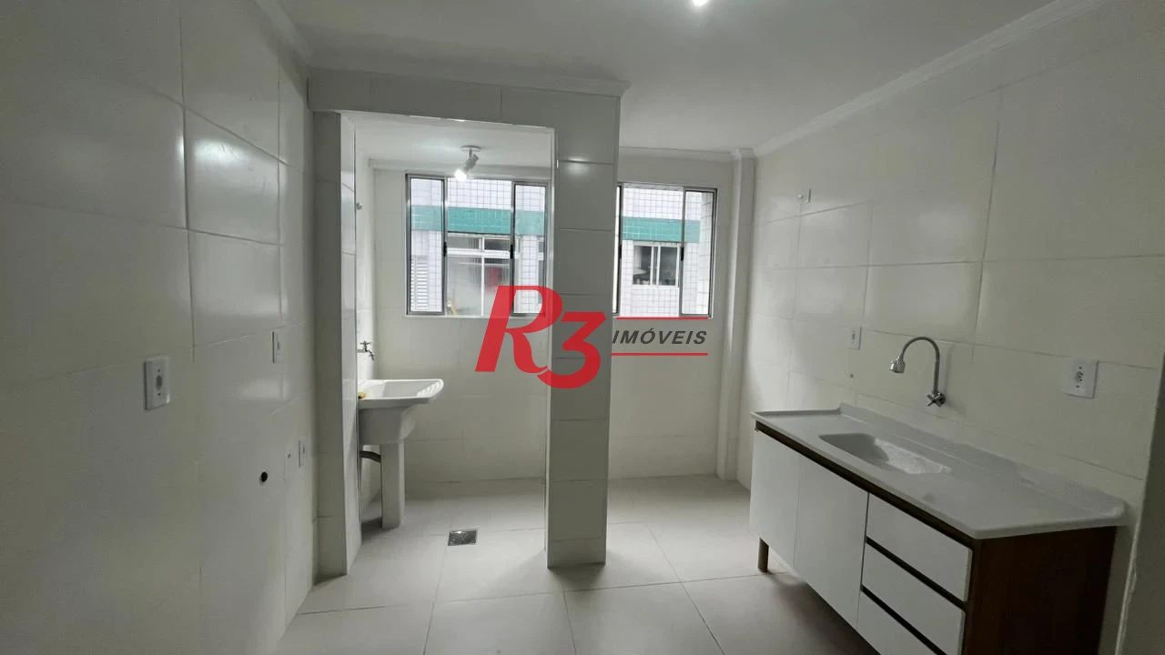 Apartamento com 3 dormitórios à venda, 72 m² por R$ 350.000,00 - Aparecida - Santos/SP
