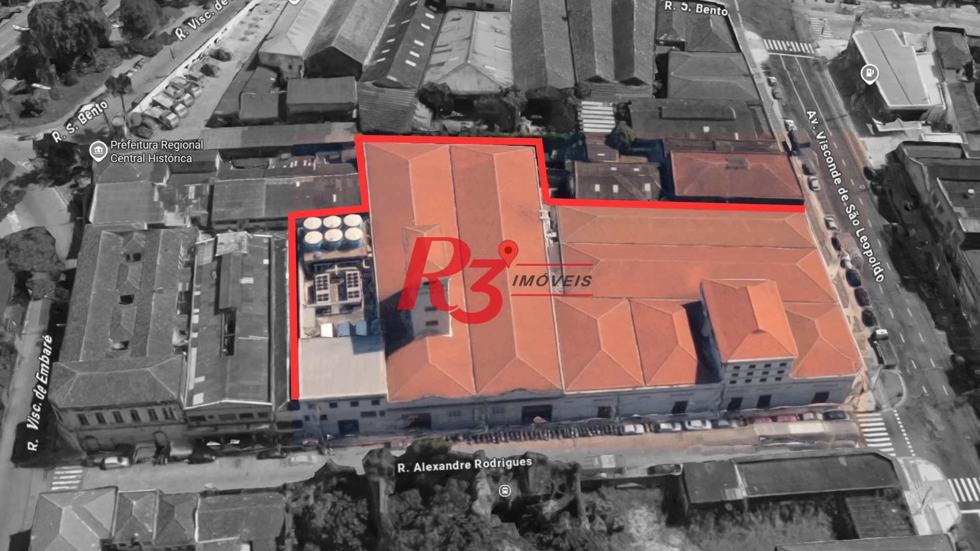 Galpão, 7911 m² - venda por R$ 29.000.000,00 ou aluguel por R$ 141.075,88/mês - Centro - Santos/SP