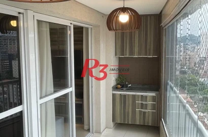Apartamento à venda, 92 m² por R$ 920.000,00 - Encruzilhada - Santos/SP