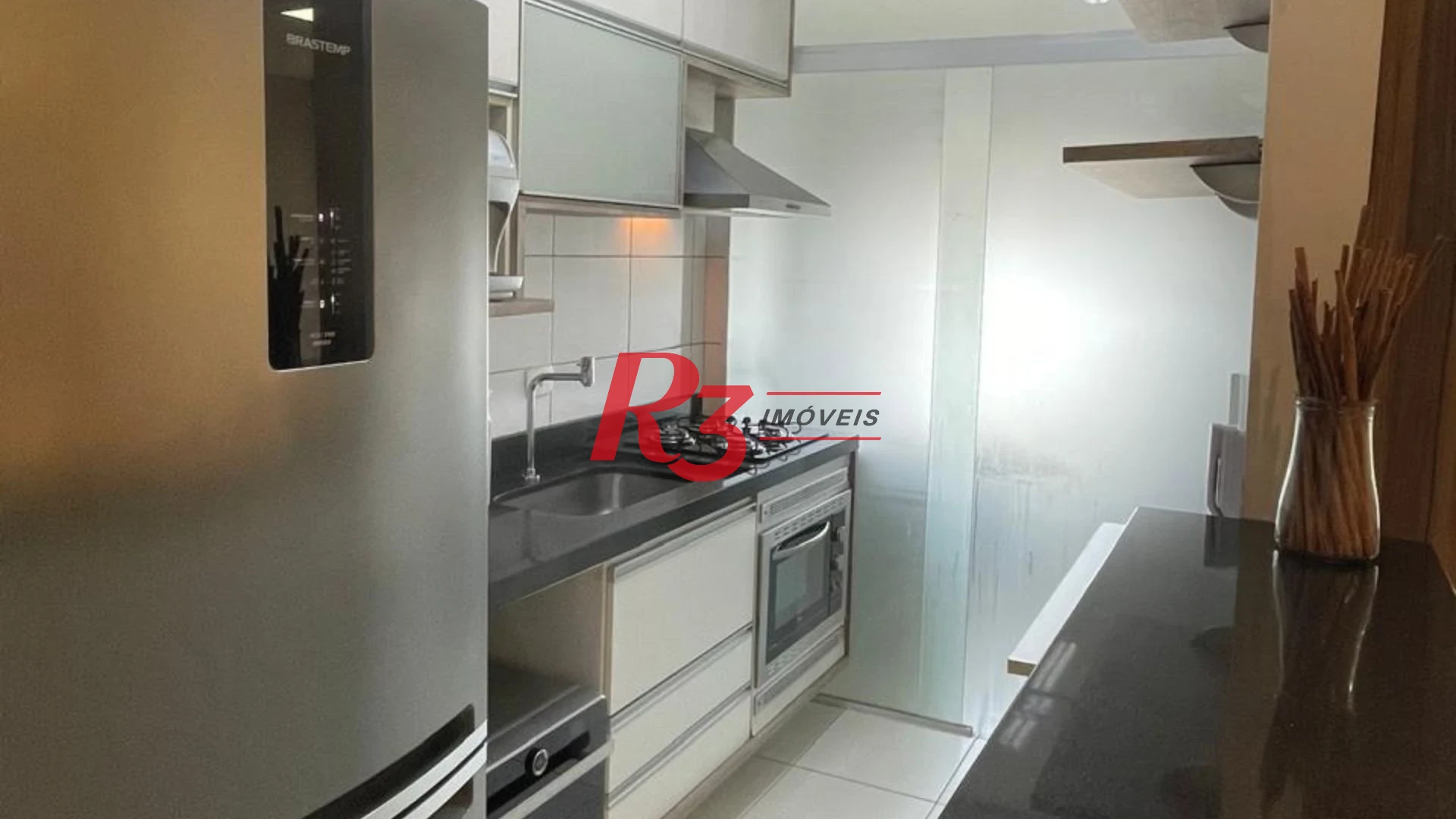 Apartamento à venda, 92 m² por R$ 920.000,00 - Encruzilhada - Santos/SP