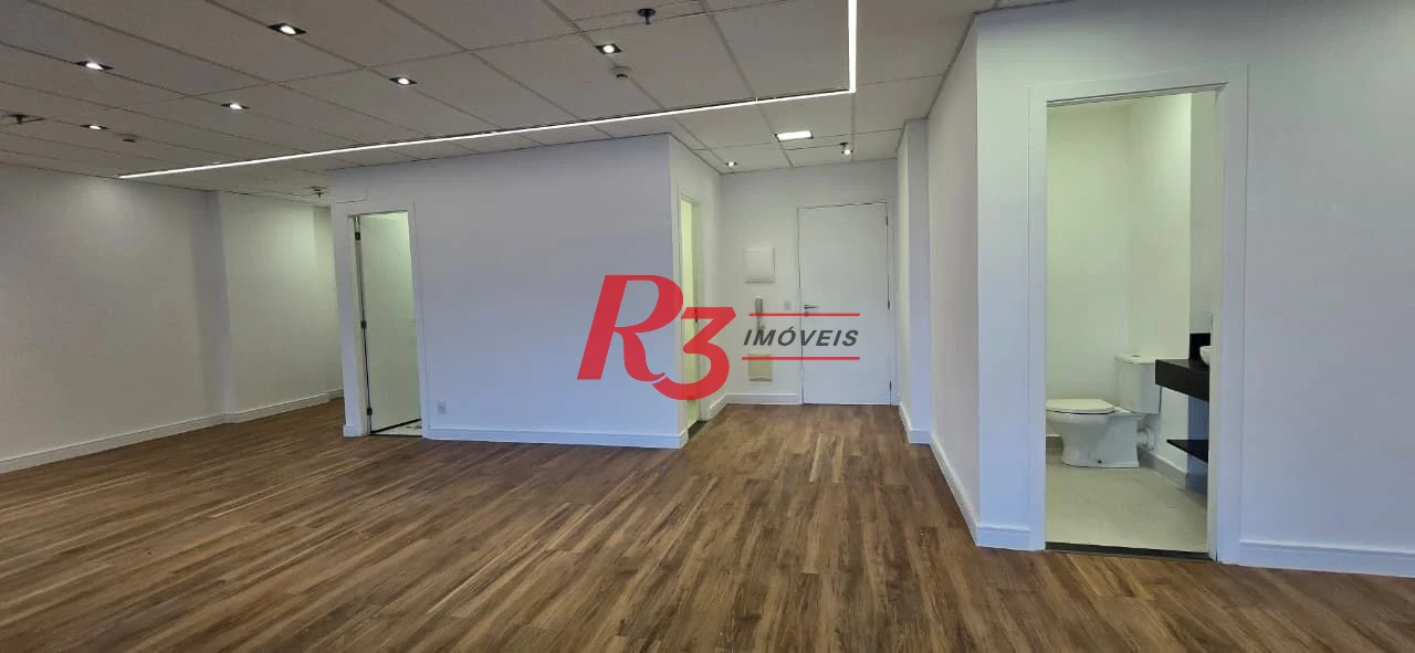 Sala para alugar, 150 m² por R$ 9.000,00/mês - Valongo - Santos/SP