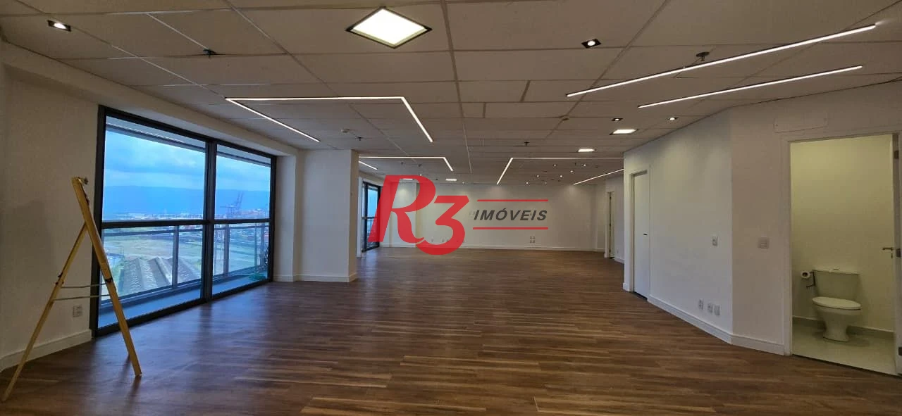 Sala para alugar, 150 m² por R$ 9.000,00/mês - Valongo - Santos/SP