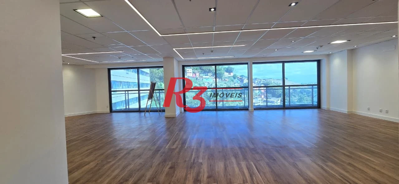 Sala para alugar, 150 m² por R$ 9.000,00/mês - Valongo - Santos/SP
