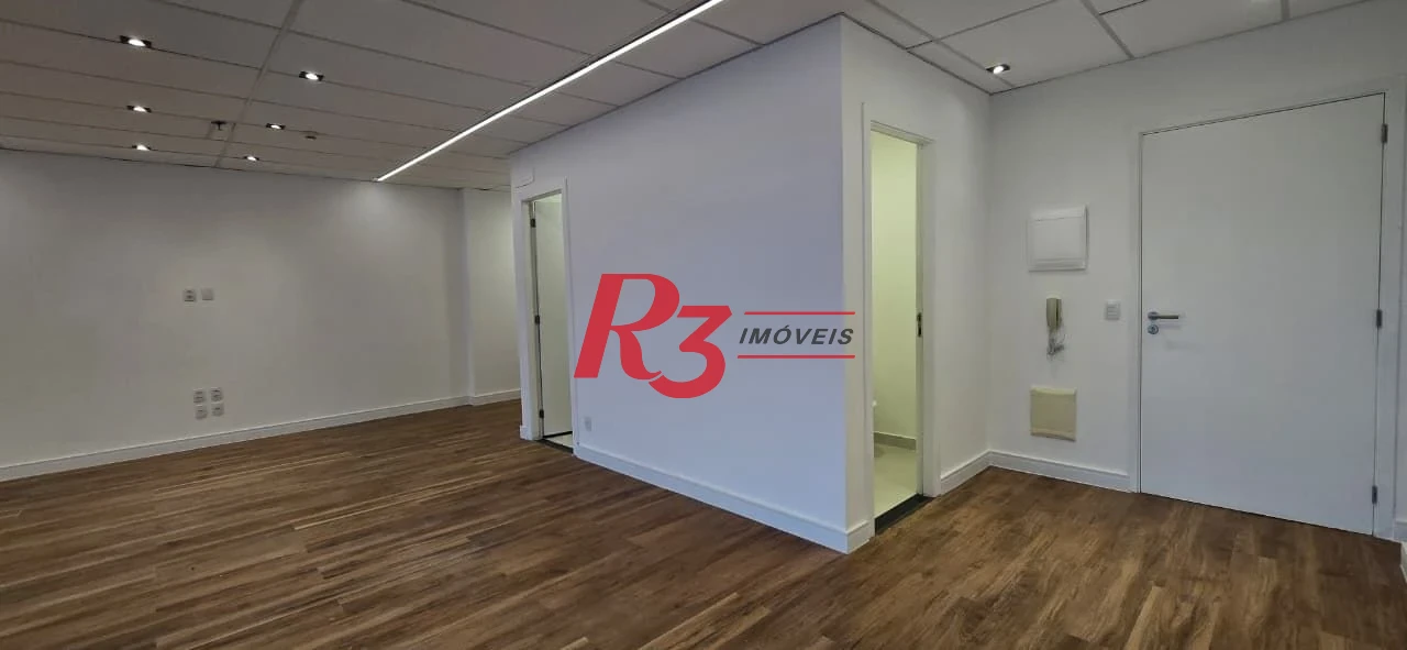 Sala para alugar, 150 m² por R$ 9.000,00/mês - Valongo - Santos/SP