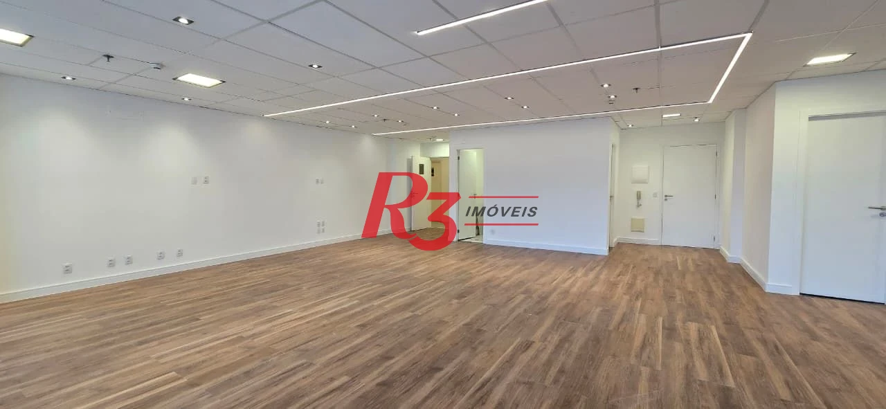 Sala para alugar, 150 m² por R$ 9.000,00/mês - Valongo - Santos/SP
