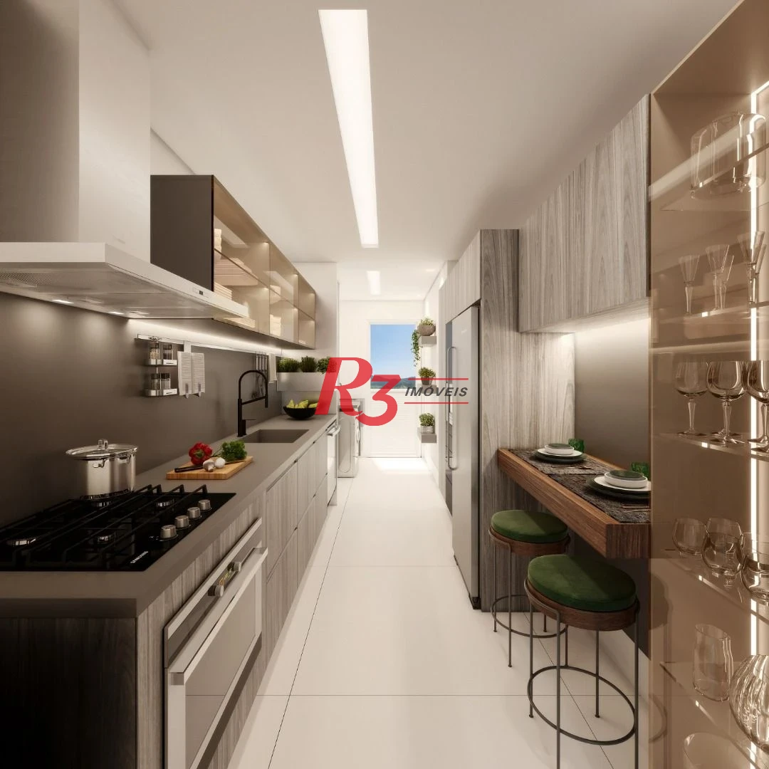 Apartamento com 3 dormitórios à venda, 163 m² por R$ 2.900.000,00 - Ponta da Praia - Santos/SP
