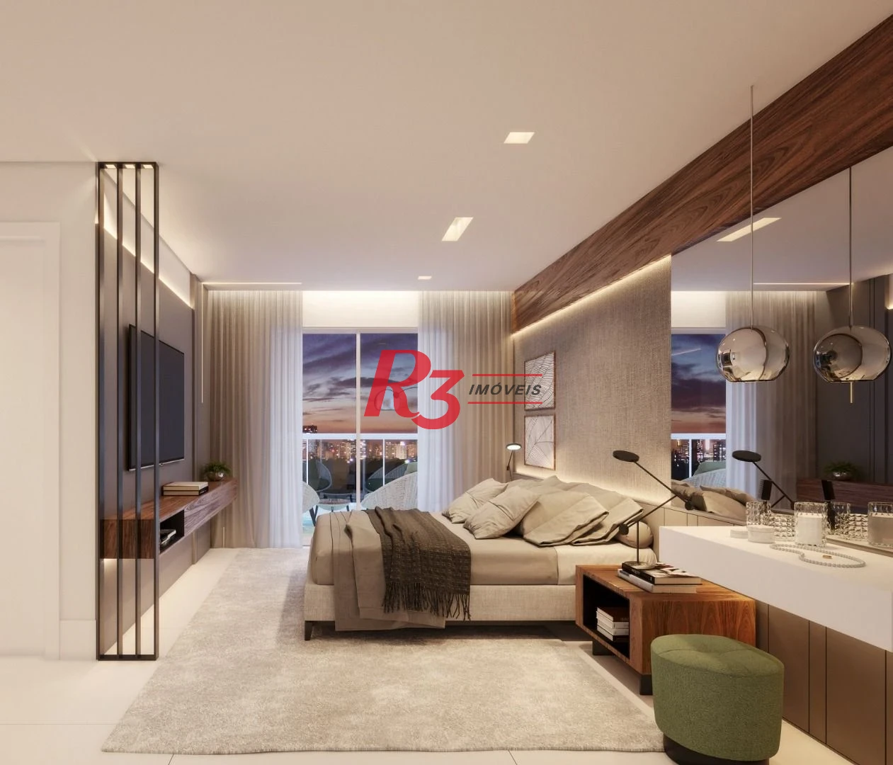 Apartamento com 3 dormitórios à venda, 163 m² por R$ 2.900.000,00 - Ponta da Praia - Santos/SP