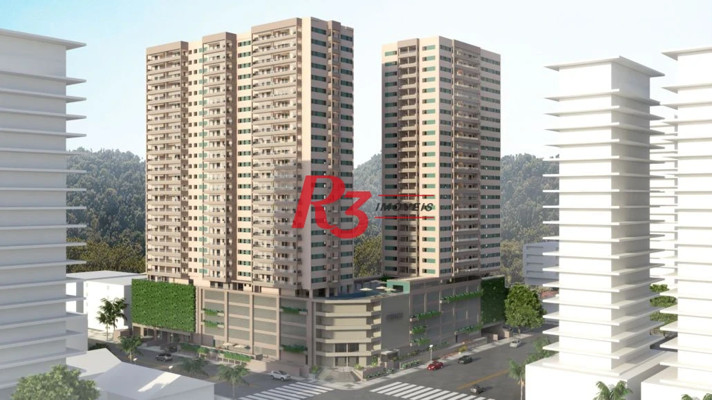 Apartamento com 2 dormitórios à venda, 92 m² por R$ 900.000,00 - Canto do Forte - Praia Grande/SP