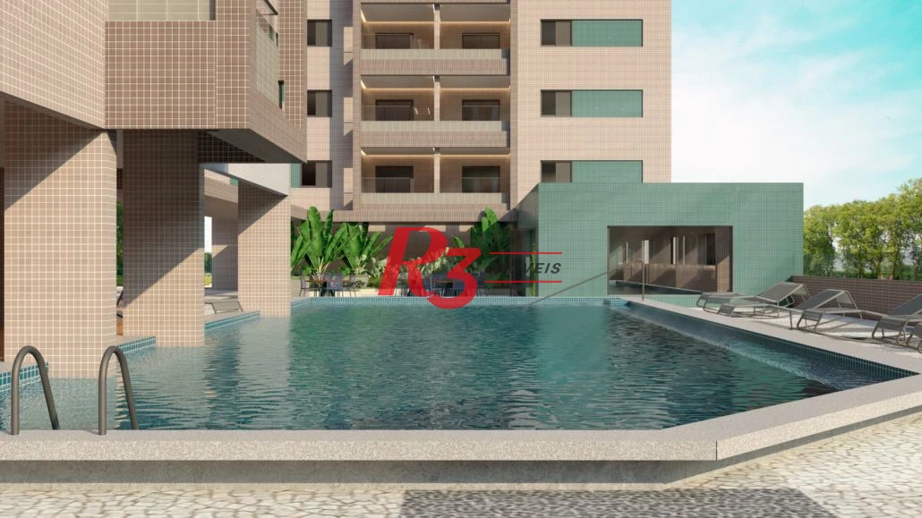 Apartamento com 2 dormitórios à venda, 92 m² por R$ 900.000,00 - Canto do Forte - Praia Grande/SP