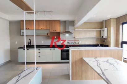 Apartamento para alugar, 65 m² por R$ 6.527,00/mês - Ponta da Praia - Santos/SP