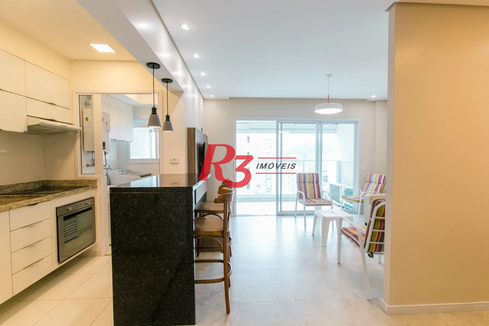 Apartamento para alugar, 53 m² por R$ 4.600,00/mês - Ponta da Praia - Santos/SP