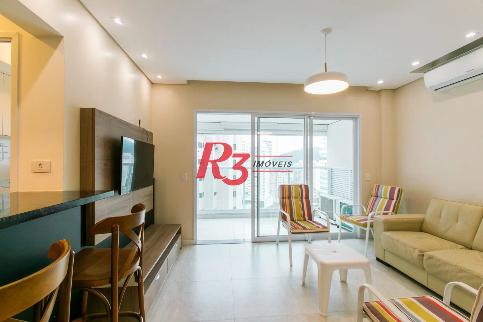 Apartamento para alugar, 53 m² por R$ 4.600,00/mês - Ponta da Praia - Santos/SP