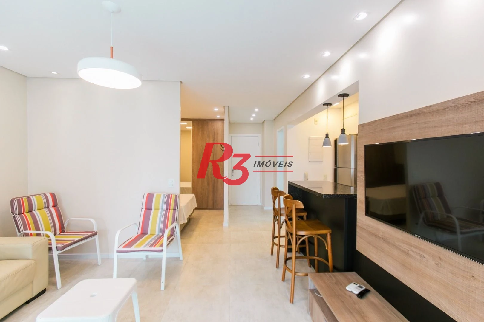 Apartamento para alugar, 53 m² por R$ 4.600,00/mês - Ponta da Praia - Santos/SP