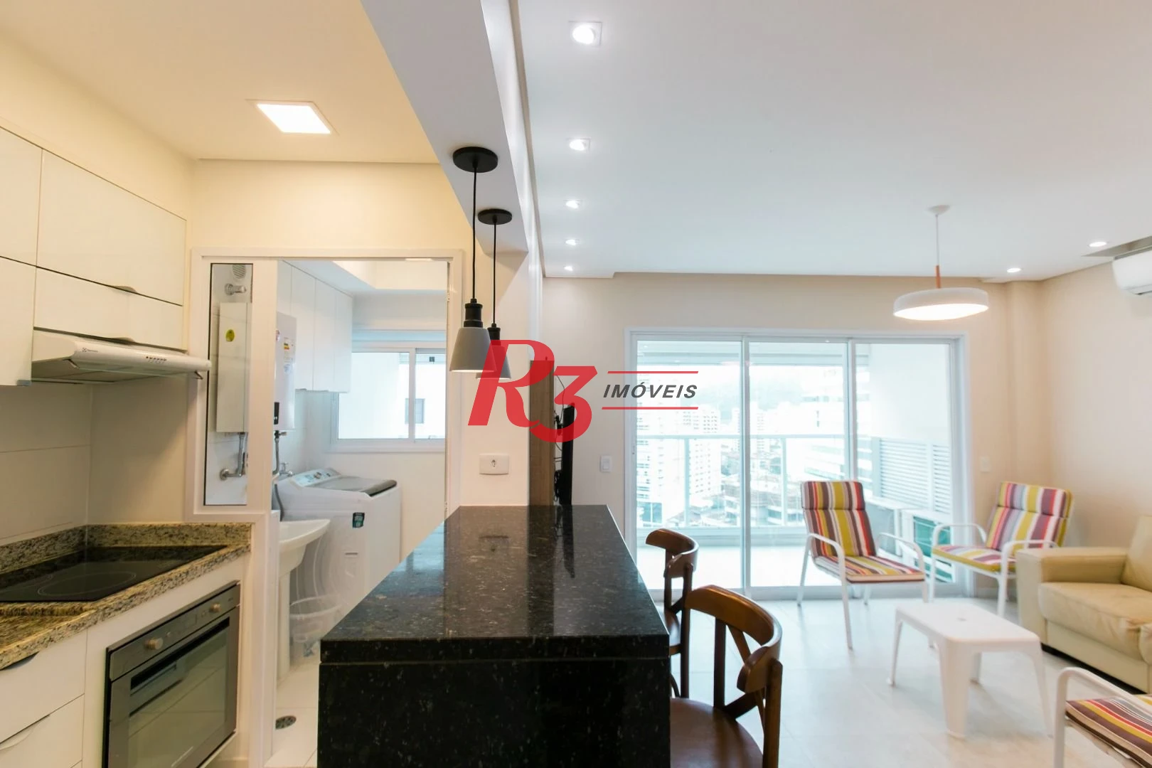 Apartamento para alugar, 53 m² por R$ 4.600,00/mês - Ponta da Praia - Santos/SP
