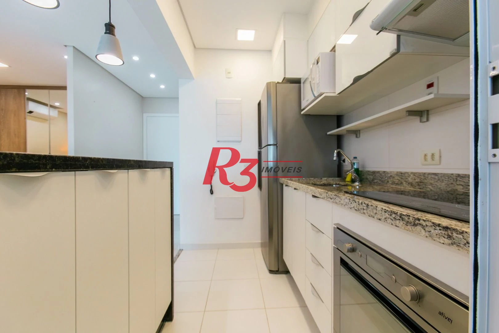 Apartamento para alugar, 53 m² por R$ 4.600,00/mês - Ponta da Praia - Santos/SP
