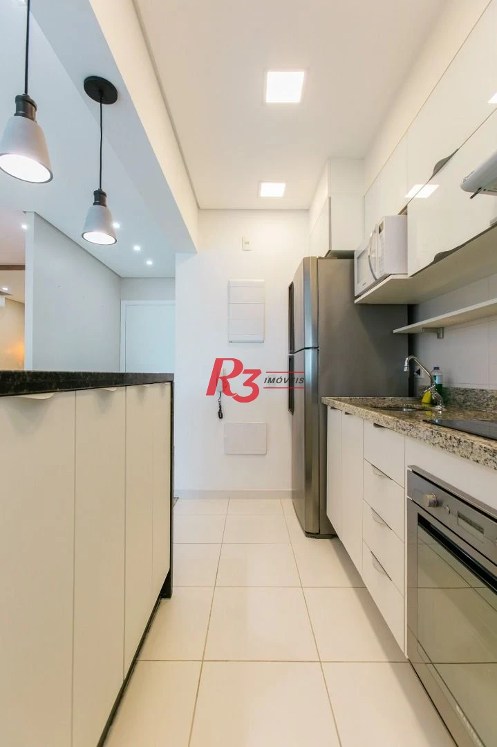 Apartamento para alugar, 53 m² por R$ 4.600,00/mês - Ponta da Praia - Santos/SP