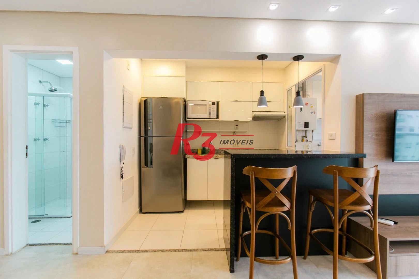 Apartamento para alugar, 53 m² por R$ 4.600,00/mês - Ponta da Praia - Santos/SP
