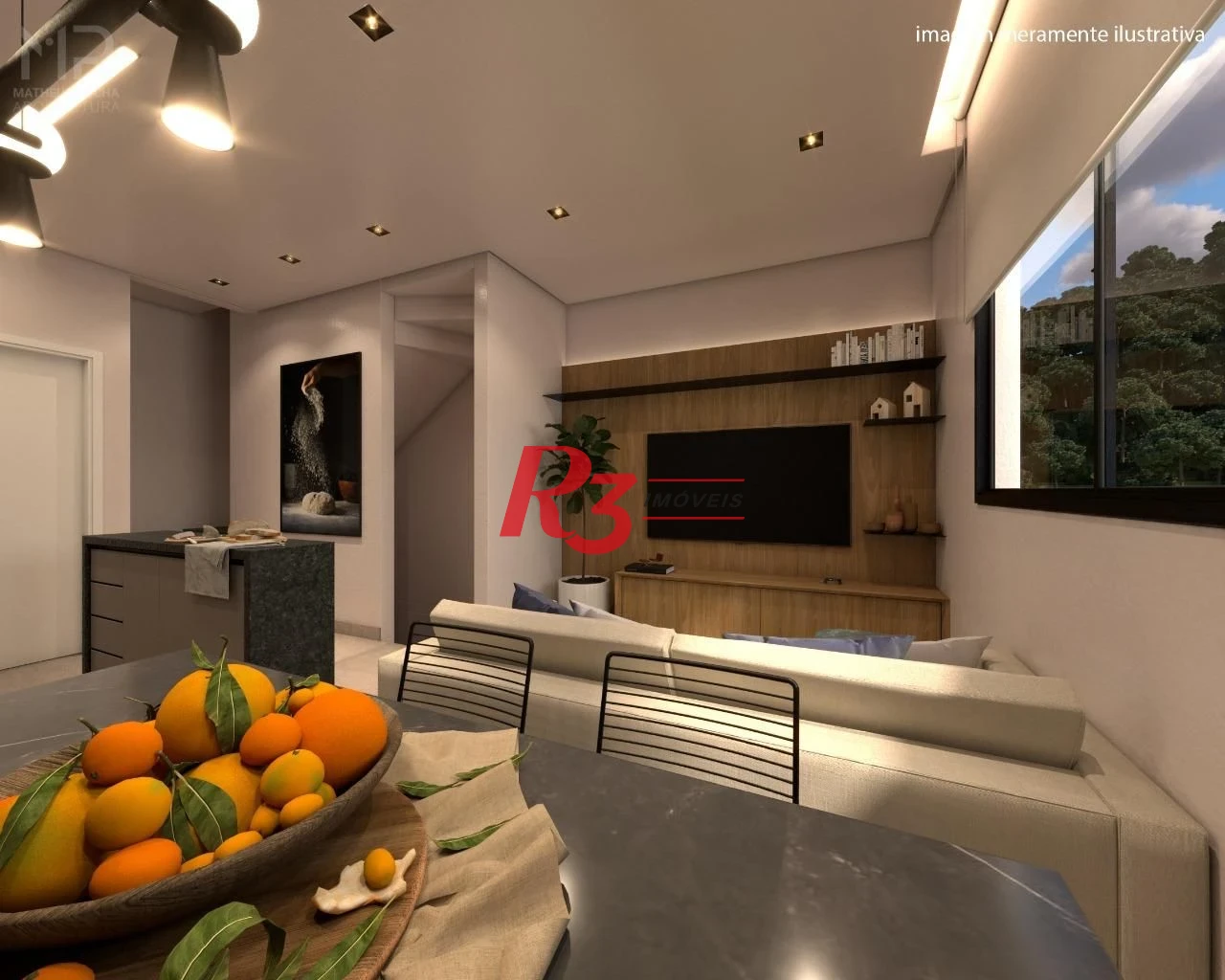 Village à venda, 90 m² por R$ 430.000,00 - Vila Matias - Santos/SP
