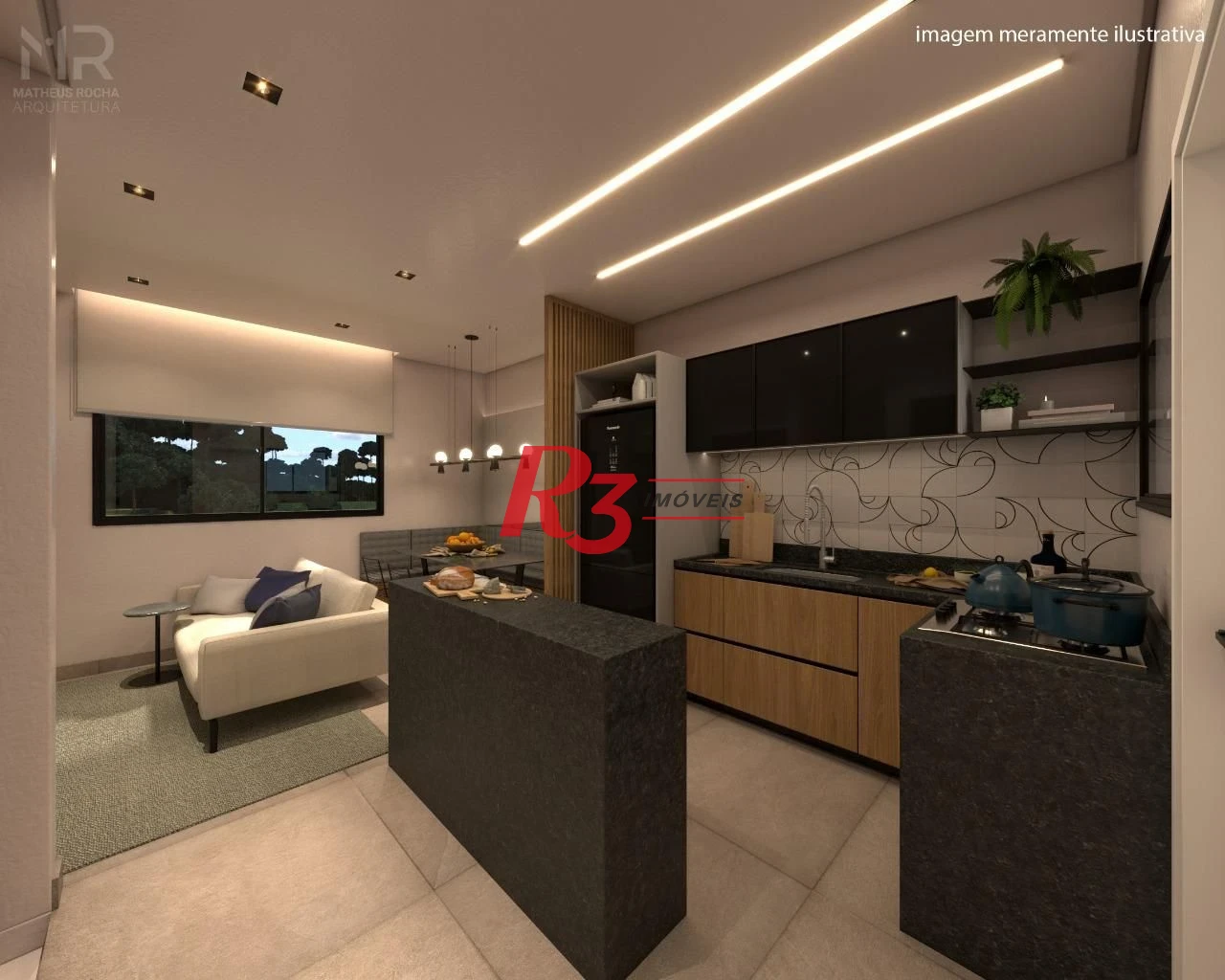 Village à venda, 90 m² por R$ 430.000,00 - Vila Mathias - Santos/SP