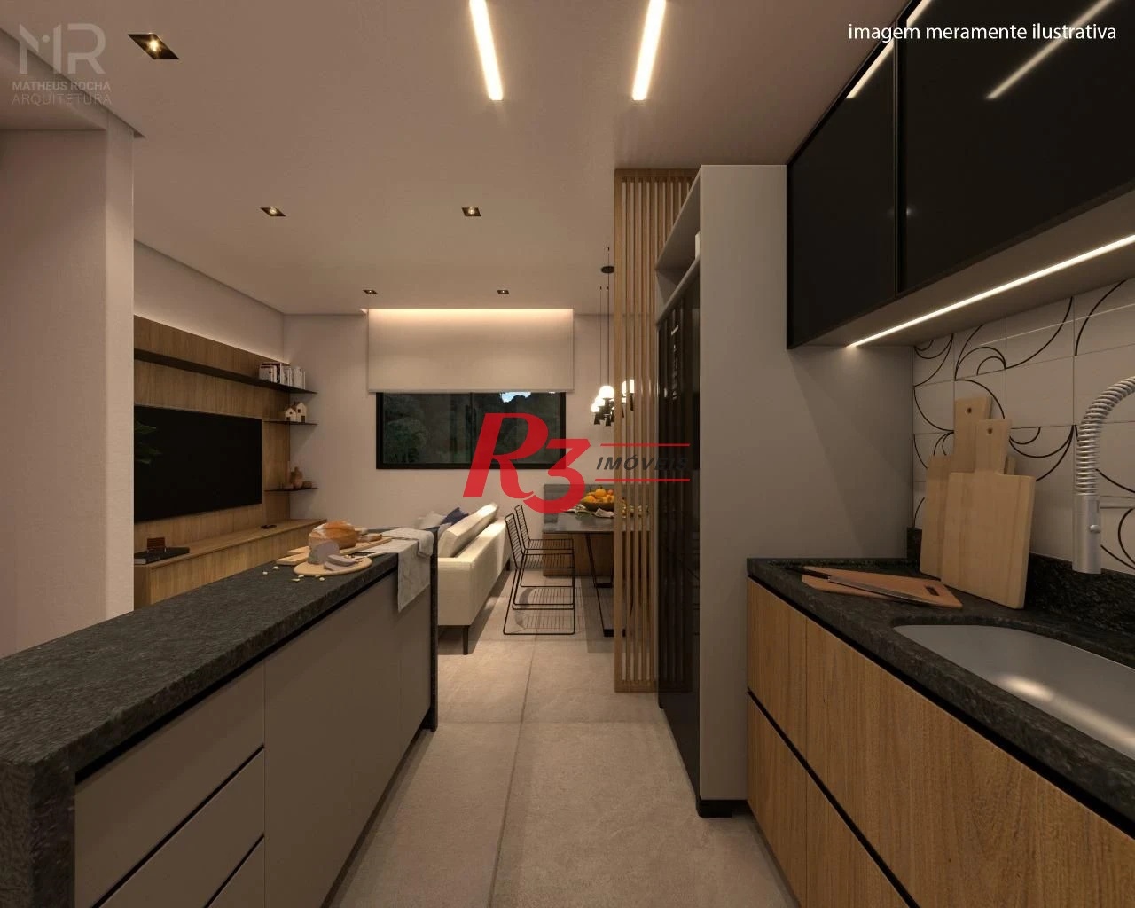 Village à venda, 90 m² por R$ 430.000,00 - Vila Mathias - Santos/SP