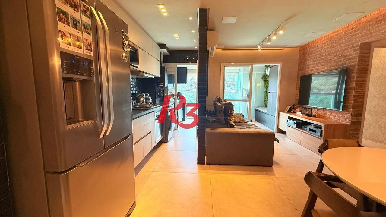 Apartamento à venda, 66 m² por R$ 850.000,00 - José Menino - Santos/SP
