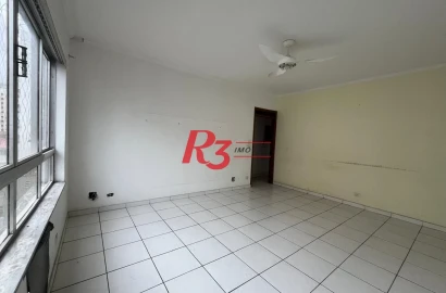 Apartamento com 3 dormitórios para alugar, 170 m² por R$ 6.000,00 - Pompéia - Santos/SP