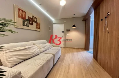 Apartamento à venda, 55 m² por R$ 465.000,00 - Pompéia - Santos/SP