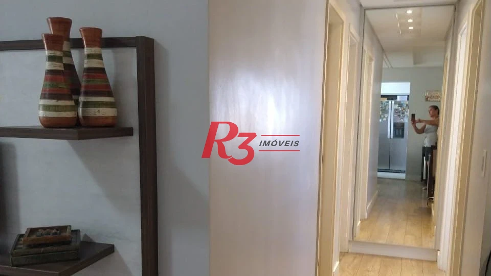 Apartamento com 3 dormitórios à venda, 87 m² por R$ 1.300.000,00 - Pompéia - Santos/SP