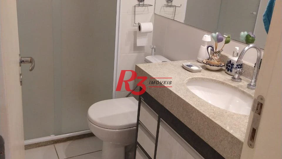 Apartamento com 3 dormitórios à venda, 87 m² por R$ 1.300.000,00 - Pompéia - Santos/SP