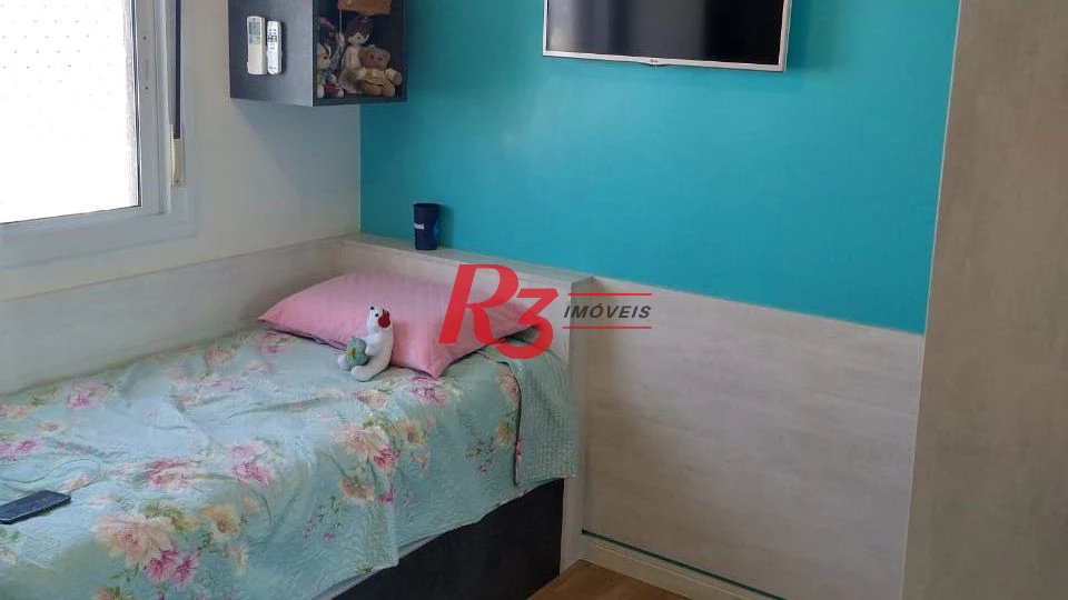 Apartamento com 3 dormitórios à venda, 87 m² por R$ 1.300.000,00 - Pompéia - Santos/SP