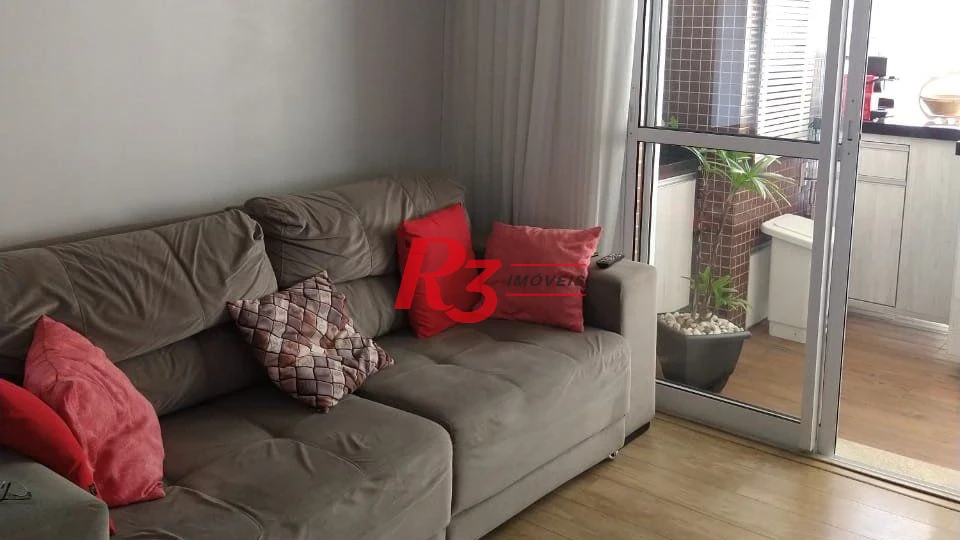 Apartamento com 3 dormitórios à venda, 87 m² por R$ 1.300.000,00 - Pompéia - Santos/SP