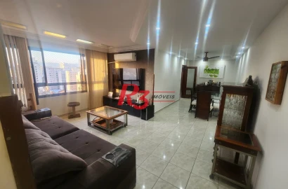 Apartamento à venda, 120 m² por R$ 890.000,00 - Gonzaga - Santos/SP