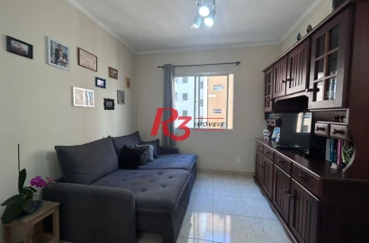 Apartamento à venda, 52 m² por R$ 340.000,00 - Boqueirão - Santos/SP