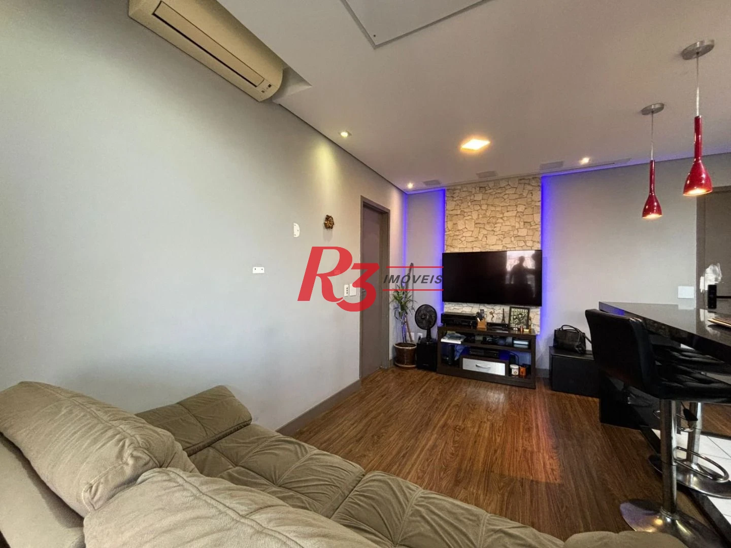 Apartamento com 1 dormitório à venda, 50 m² por R$ 420.000,00 - Vila Matias - Santos/SP